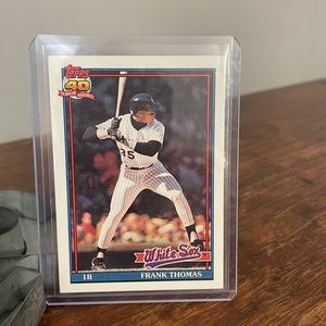 1991 Topps Frank Thomas Chicago White Sox #79 NM-Mint Baseball Card
